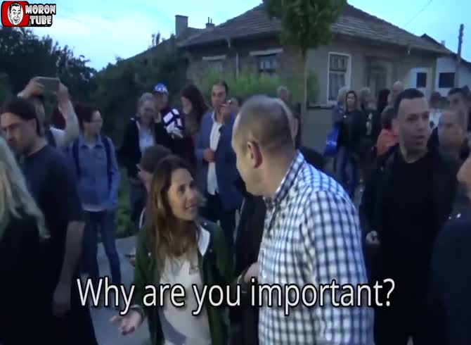 Video :Bulgaria - a Brazilian traveler encounters a significant figure, but she is unaware of who he is